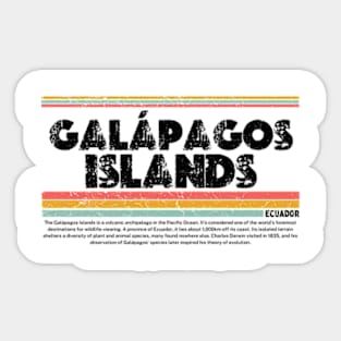 Galápagos Islands  Ecuador Sticker